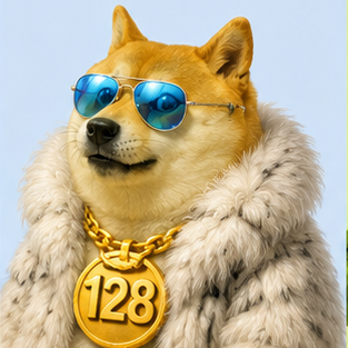 Doge 2048 — Chad Doge, tile value 128
