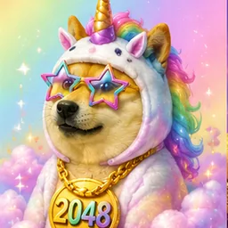 Doge 2048 — Legendary Doge, tile value 2048