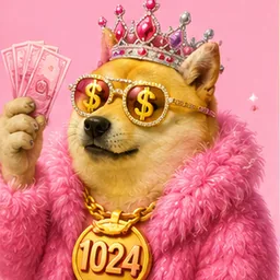Doge 2048 — Transcendent Doge, tile value 1024